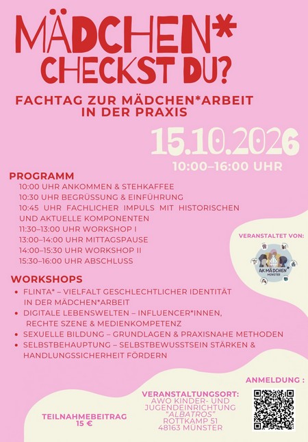 Plakat zum Fachtag mit Programmdaten